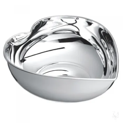 Picture Stylish silver-plated Valentina bowl - Zaramella Argenti