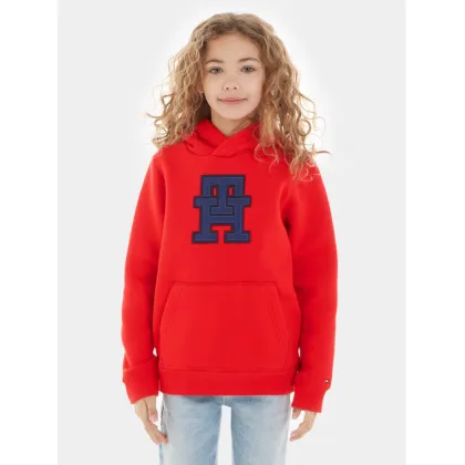 Zdjęcie Tommy Hilfiger Bluza KS0KS00526 Czerwony Relaxed Fit