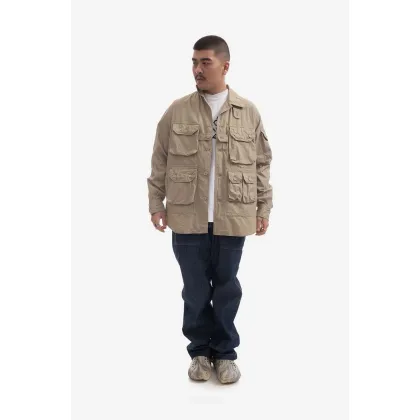 Zdjęcie Engineered Garments kurtka bawełniana Explorer kolor żółty przejściowa 23S1D037.ZT154-ZT154