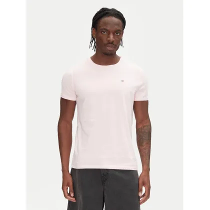 Zdjęcie Tommy Jeans T-Shirt DM0DM04411 Różowy Slim Fit
