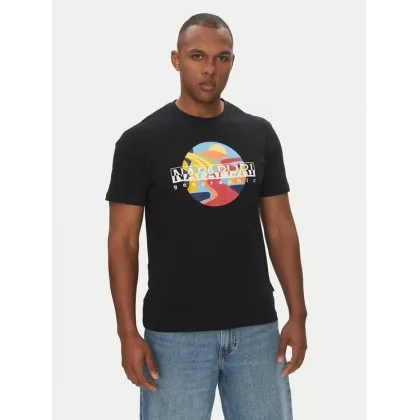 Zdjęcie Napapijri T-Shirt S-Valdor NP0A4IE6 Czarny Regular Fit