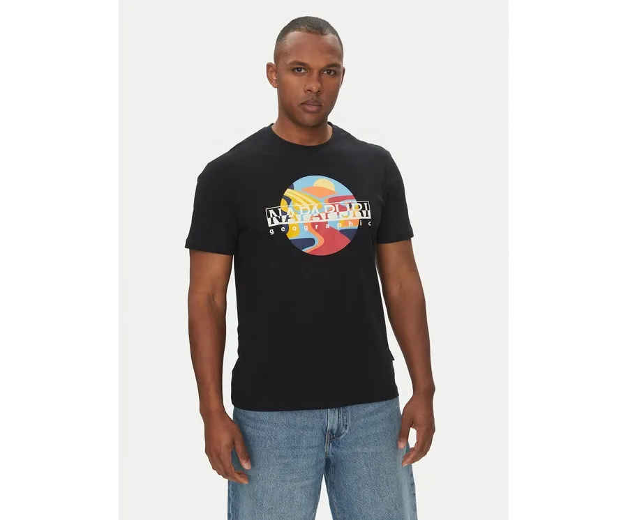 obrazek 1 Napapijri T-Shirt S-Valdor NP0A4IE6 Czarny Regular Fit