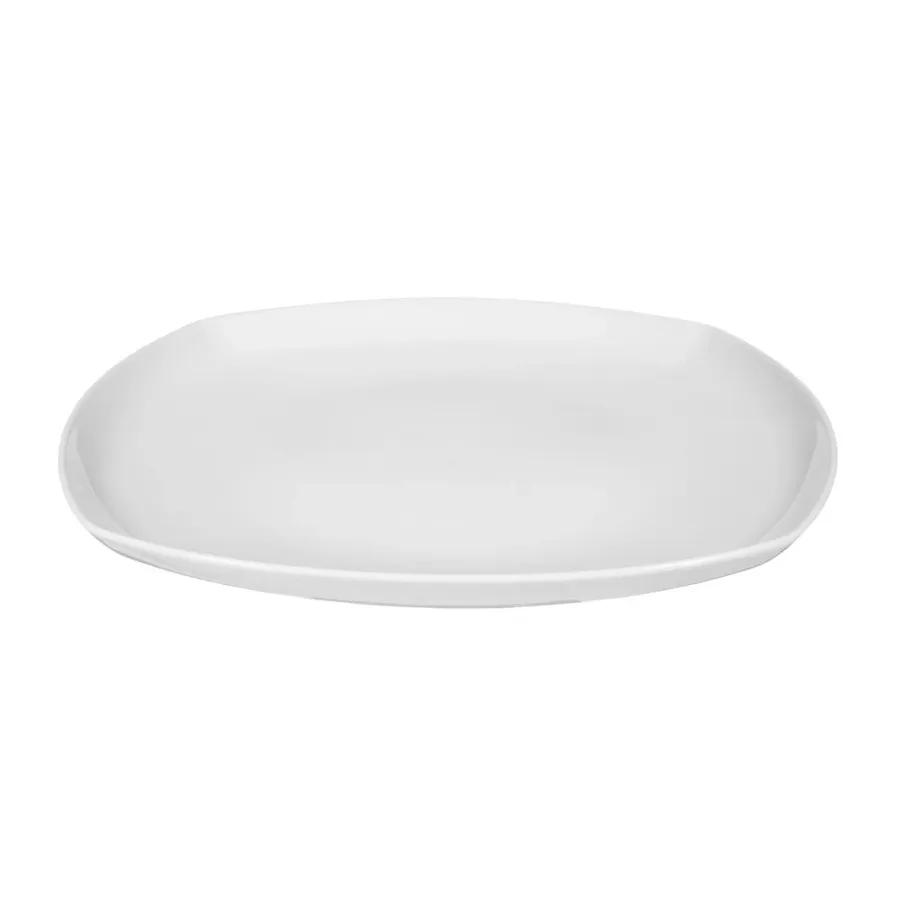 obrazek 3 Kwadratowy porcelanowy talerz obiadowy 26 cm w stylu nowoczesnym - Seltmann Weiden