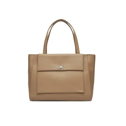 Zdjęcie Calvin Klein Torebka Ck Medium Shopper K60K612811 Beżowy