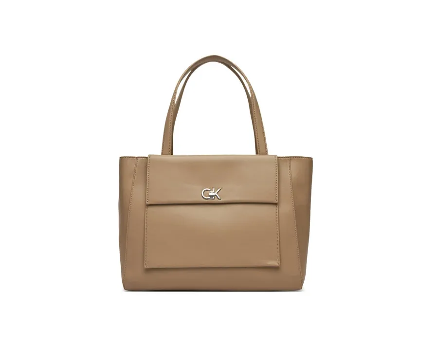 obrazek 1 Calvin Klein Torebka Ck Medium Shopper K60K612811 Beżowy