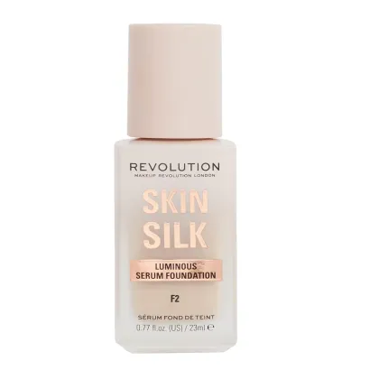 Zdjęcie MAKEUP REVOLUTION Skin Silk Serum Foundation Podkład do twarzy F2 23ml F2 23 ml MakeUp Revolution