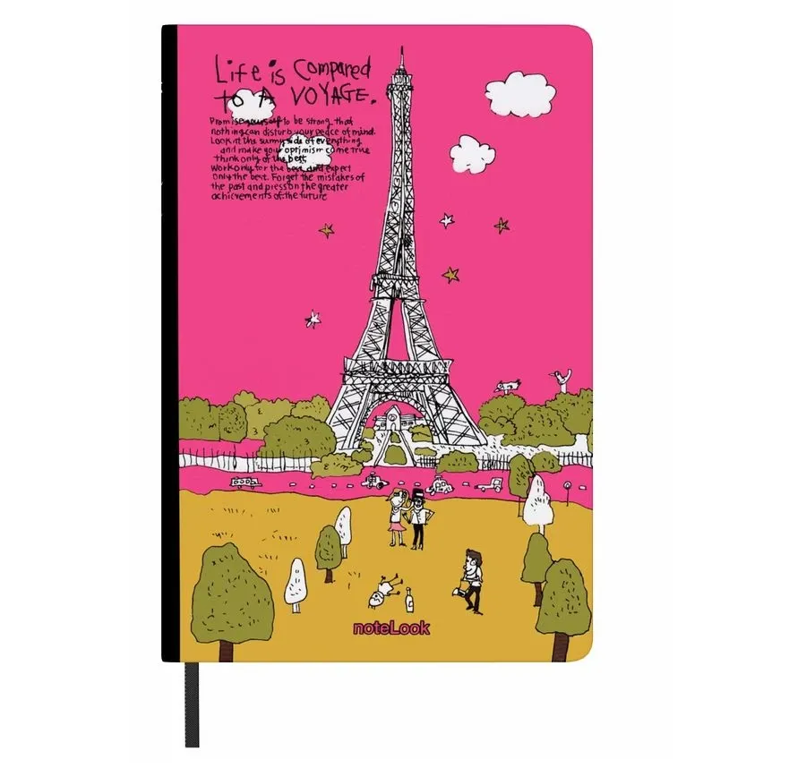 obrazek 3 Oryginalny Notebook A5-A6 z serii Cities Of The World - Paryż
