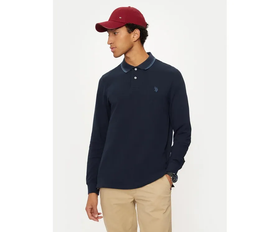 obrazek 1 U.S. Polo Assn. Polo MUP2255 Granatowy Regular Fit