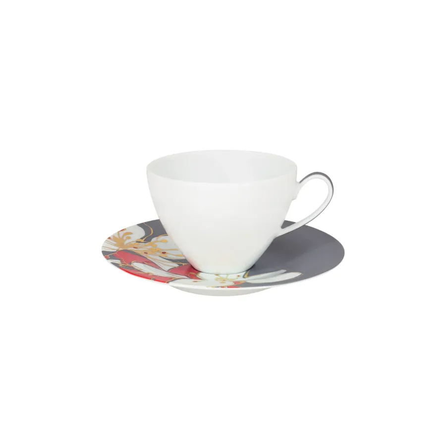 obrazek 31 Fantastyczny komplet porcelanowej zastawy stołowej 68 el. - Porcel