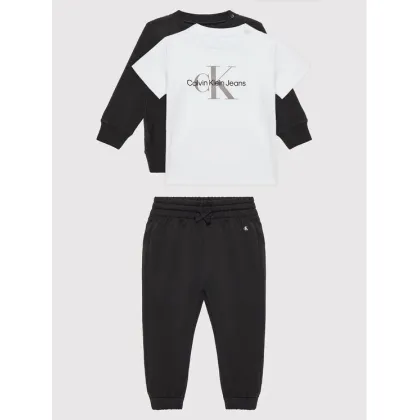 Zdjęcie Calvin Klein Jeans Komplet dziecięcy Monogram Starter IN0IN00011 Czarny Regular Fit