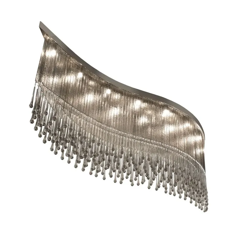 obrazek 8 Włoska szklana lampa sufitowa - wykonana ręcznie ze szkła murano