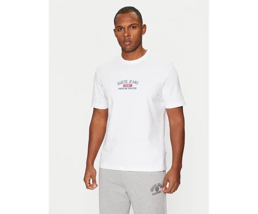 obrazek 1 Guess Jeans T-Shirt M5RI77 K8FQ4 Biały Regular Fit