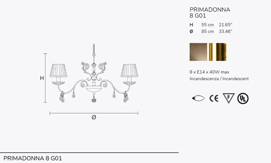 picture 5 Luxury chandelier Primadonna