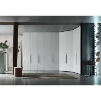 Picture Exclusive corner wardrobe in white - Maronese Acf