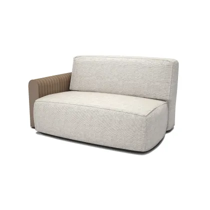 Zdjęcie Haftowane ramię z ekoskóry - sofa BOSTON - Collecion Alexandra