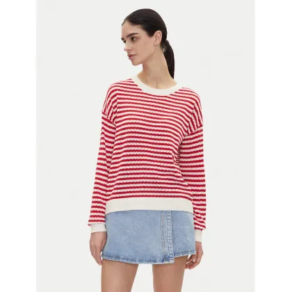 Zdjęcie Pepe Jeans Sweter Poppy PL702278 Czerwony Regular Fit