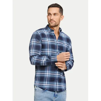 Zdjęcie Lindbergh Koszula 30-225054 Granatowy Relaxed Fit