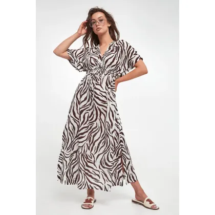 Zdjęcie Sukienka we wzory Dorotea MAX MARA BEACHWEAR Max Mara Beachwear