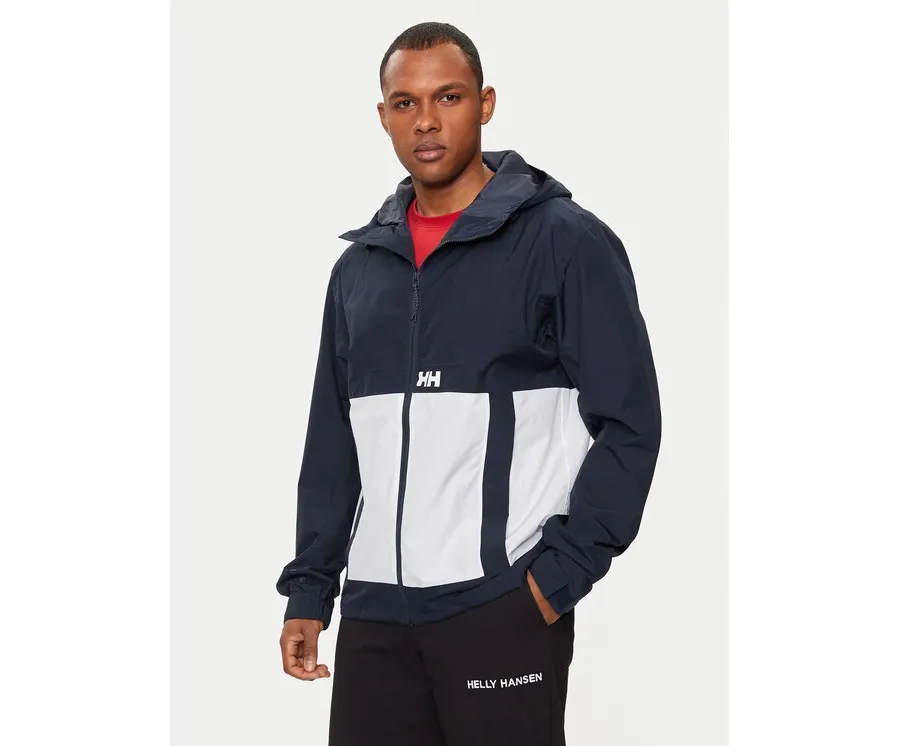 obrazek 1 Helly Hansen Kurtka przeciwdeszczowa Rig Rain Jacket 54096 Granatowy Regular Fit