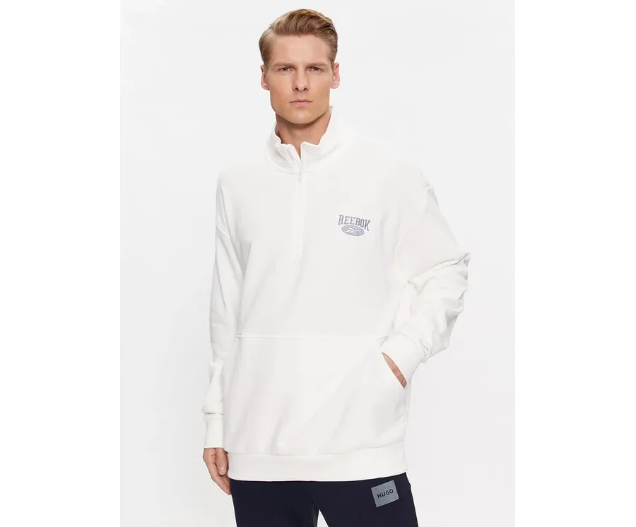 obrazek 1 Reebok Bluza Archive Essentials IK6128 Biały Regular Fit
