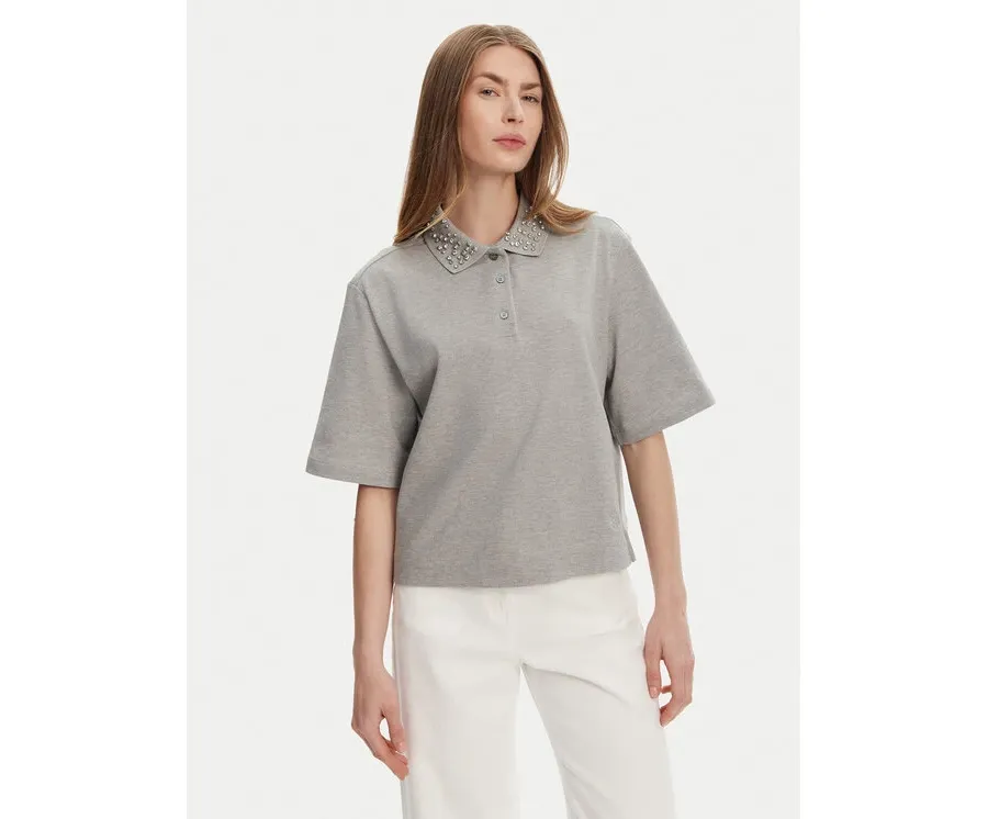 obrazek 1 Marella Polo Gonzaga 2513951014 Szary Relaxed Fit
