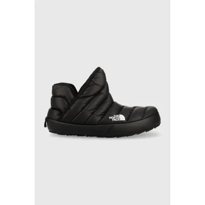 Zdjęcie The North Face kapcie WOMEN S THERMOBALL TRACTION BOOTIE kolor czarny