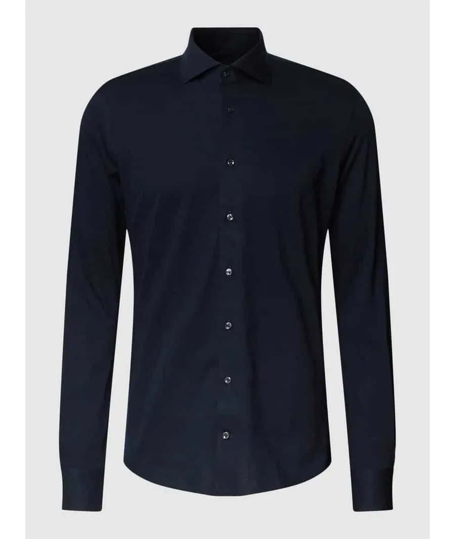 obrazek 1 Koszula biznesowa o kroju slim fit z bawełny z dodatkiem streczu