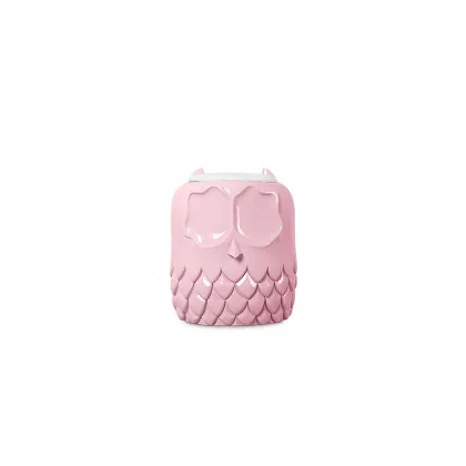 Picture Designer children's pouf, pink owl