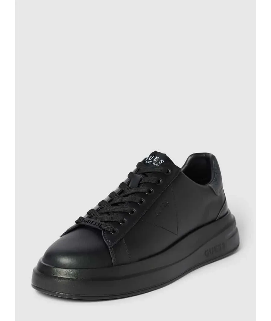obrazek 1 Sneakersy ze skórzanymi naszywkami model ‘ELBA’