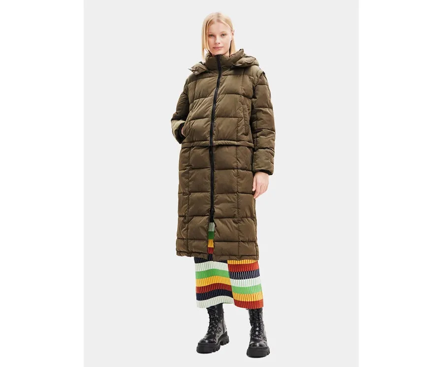 obrazek 1 Desigual Kurtka zimowa 23WWEW39 Zielony Oversize