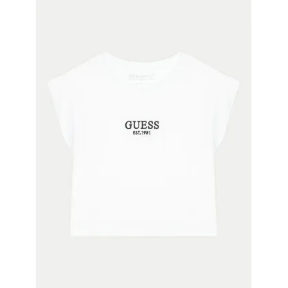 Zdjęcie Guess T-Shirt J4BI34 J1314 Biały Boxy Fit