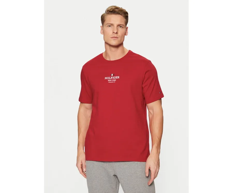 obrazek 1 Tommy Hilfiger T-Shirt MW0MW38980 Czerwony Regular Fit