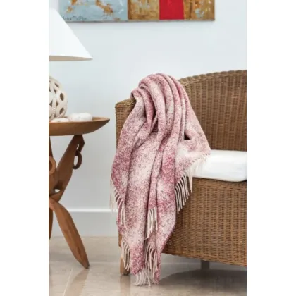 Zdjęcie Żakardowy koc z domieszką wełny