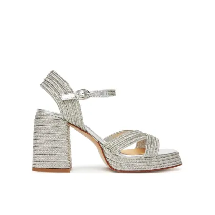 Zdjęcie Castañer Espadryle Valle/142 023116 Srebrny