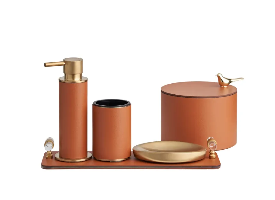 obrazek 5 Złocona matowa podstawka na mydło 14x9,5xH2 cm