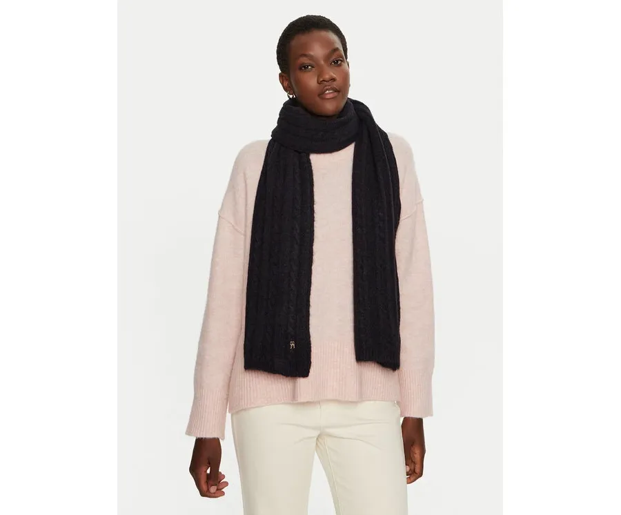 obrazek 1 Tommy Hilfiger Szalik Timeless AW0AW16990 Granatowy