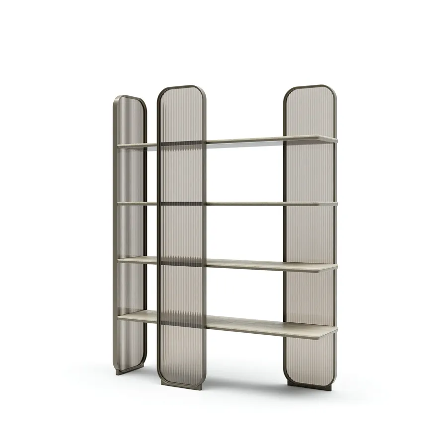 obrazek 8 Wyjątkowa biblioteczka w stylu modernistycznym do salonu lub gabinetu - prosto z Włoch