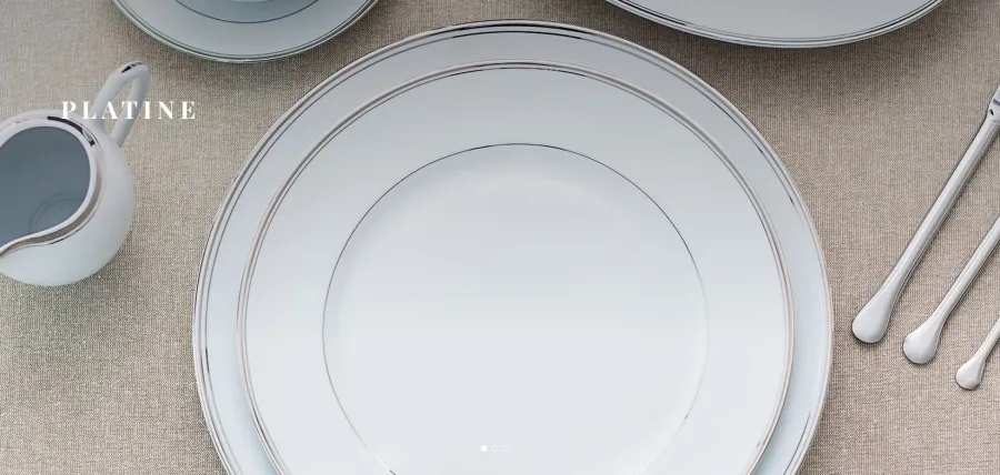 obrazek 2 Luksusowa waza porcelanowa Platine 3,28 l