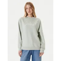 Zdjęcie Tommy Jeans Bluza Script DW0DW21196 Zielony Regular Fit