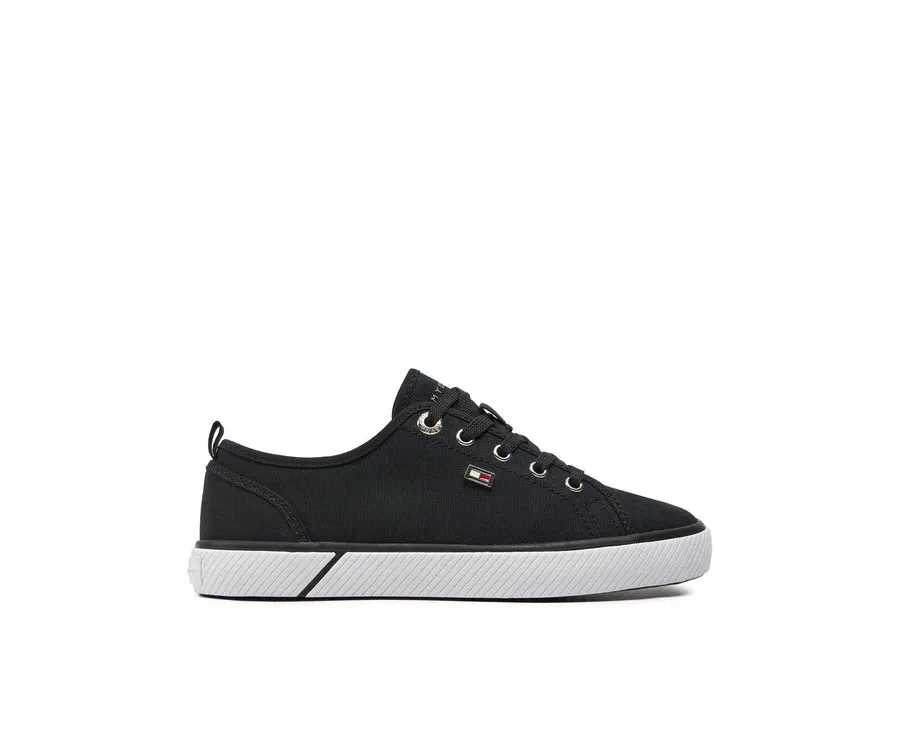obrazek 1 Tommy Hilfiger Tenisówki Vulc Canvas Sneaker FW0FW08063 Czarny