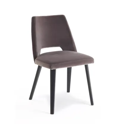 Zdjęcie Designerskie krzesło dębowe obite tkaniną/ekoskórą/skórą - Grace - Colico