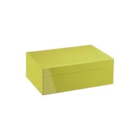 Picture Pistachio colored cedar cigar box