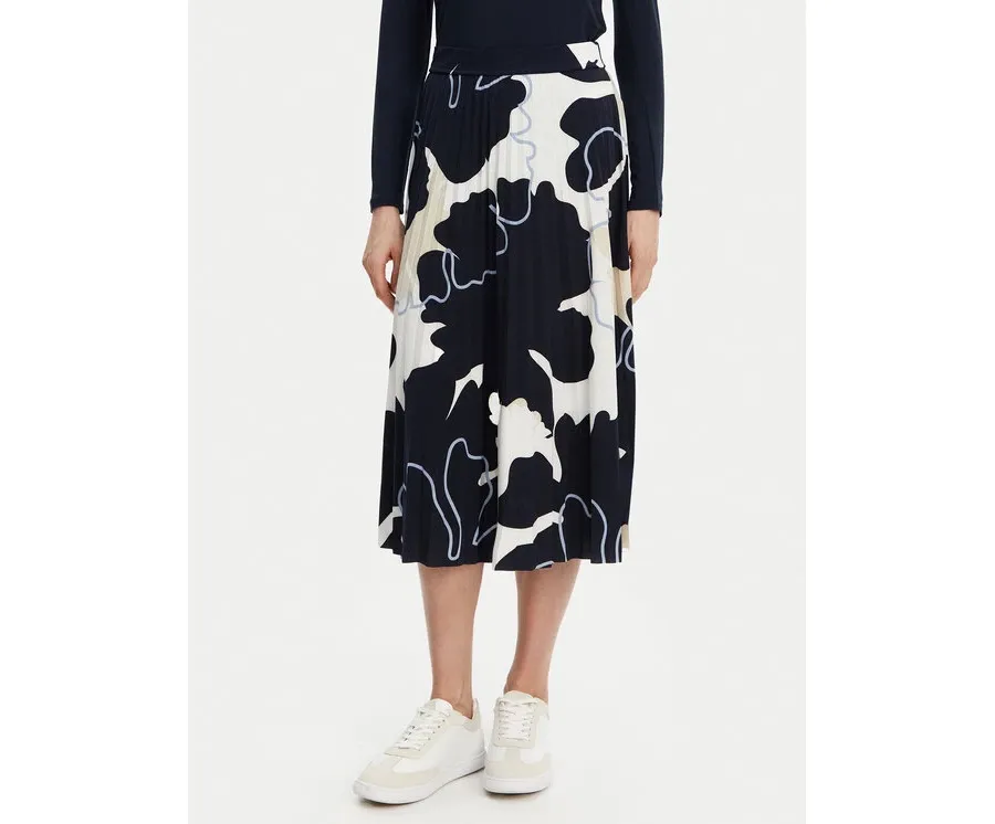 obrazek 1 Tom Tailor Spódnica plisowana 1045295 Granatowy Regular Fit