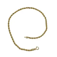 Picture Elegant gold string bracelet