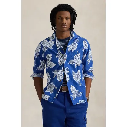 Zdjęcie Polo Ralph Lauren koszula bawełniana CLS SPRT męska kolor niebieski regular z kołnierzykiem klasycznym 710958151