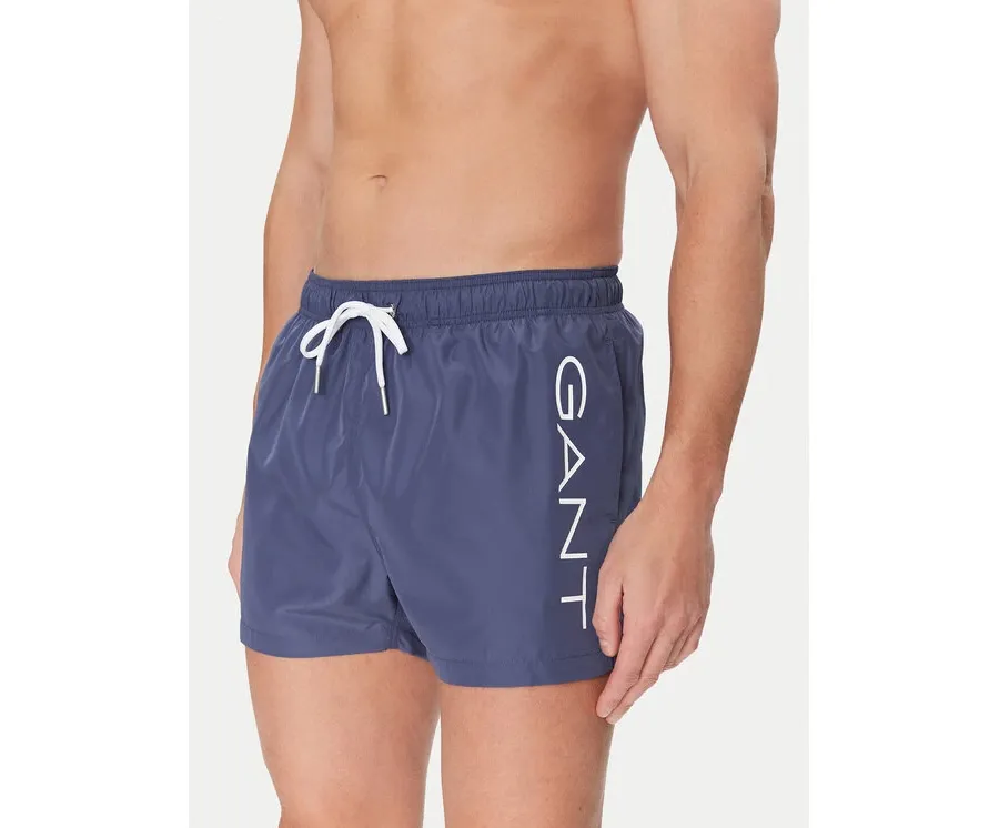 obrazek 1 Gant Szorty kąpielowe 920006200 Granatowy Regular Fit