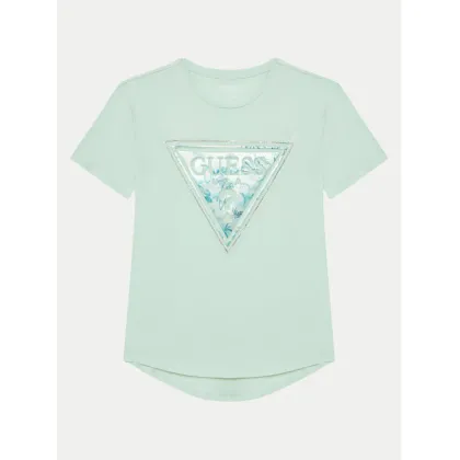 Zdjęcie Guess T-Shirt J5GI15 K6YW4 Zielony Regular Fit