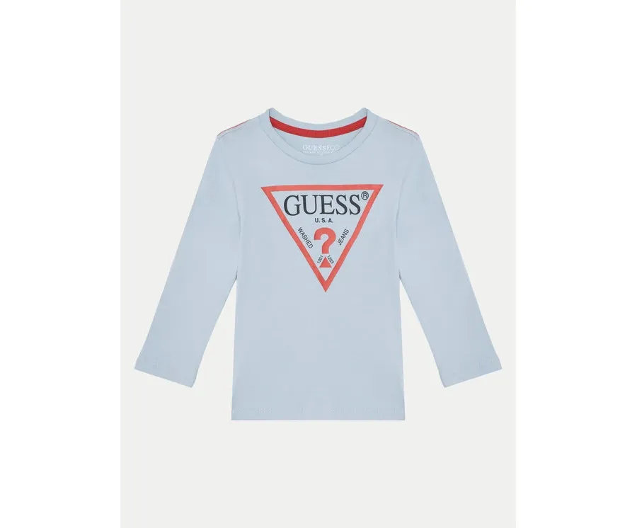 obrazek 1 Guess Bluzka N84I24 K8HM0 Błękitny Regular Fit