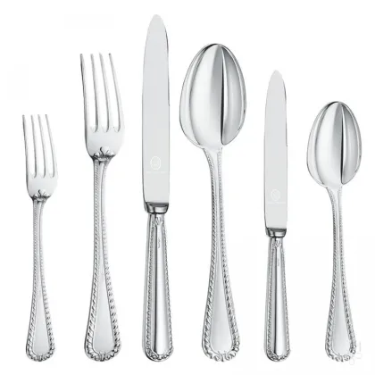 Zdjęcie Luksusowy 77-elementowy komplet sztućców w skrzynce - Zaramella Argenti