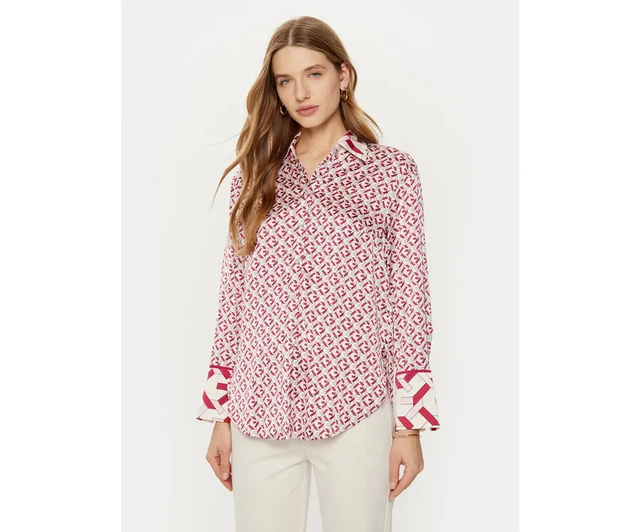 obrazek 1 Guess Koszula W4YH47 WF1T2 Różowy Regular Fit